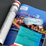 Example of a magazine ad layout for Siemens Energy Showcasing Dream Factory Energy Industry Marketing expertise
