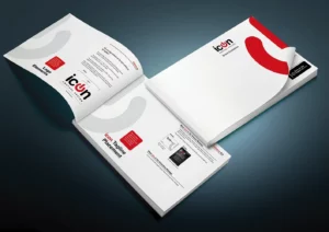 Example of Brand Guidelines done for a client - B2B Branding Development Services Page